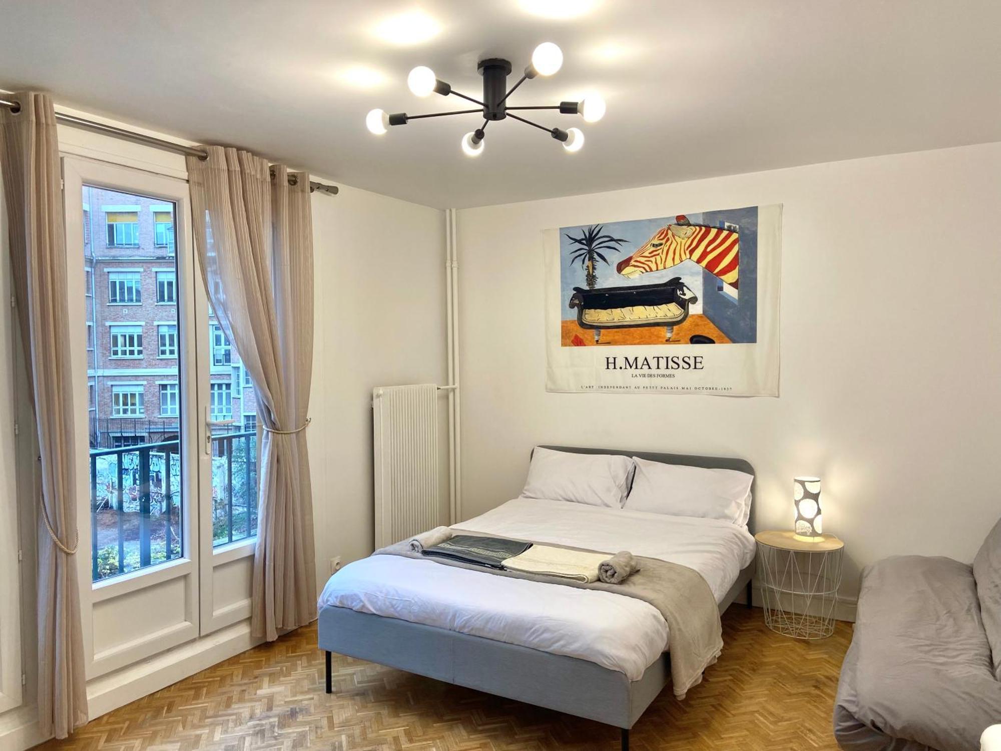 Paris: Agreable Chambre D'Un Grand Artiste Apartment Bagian luar foto